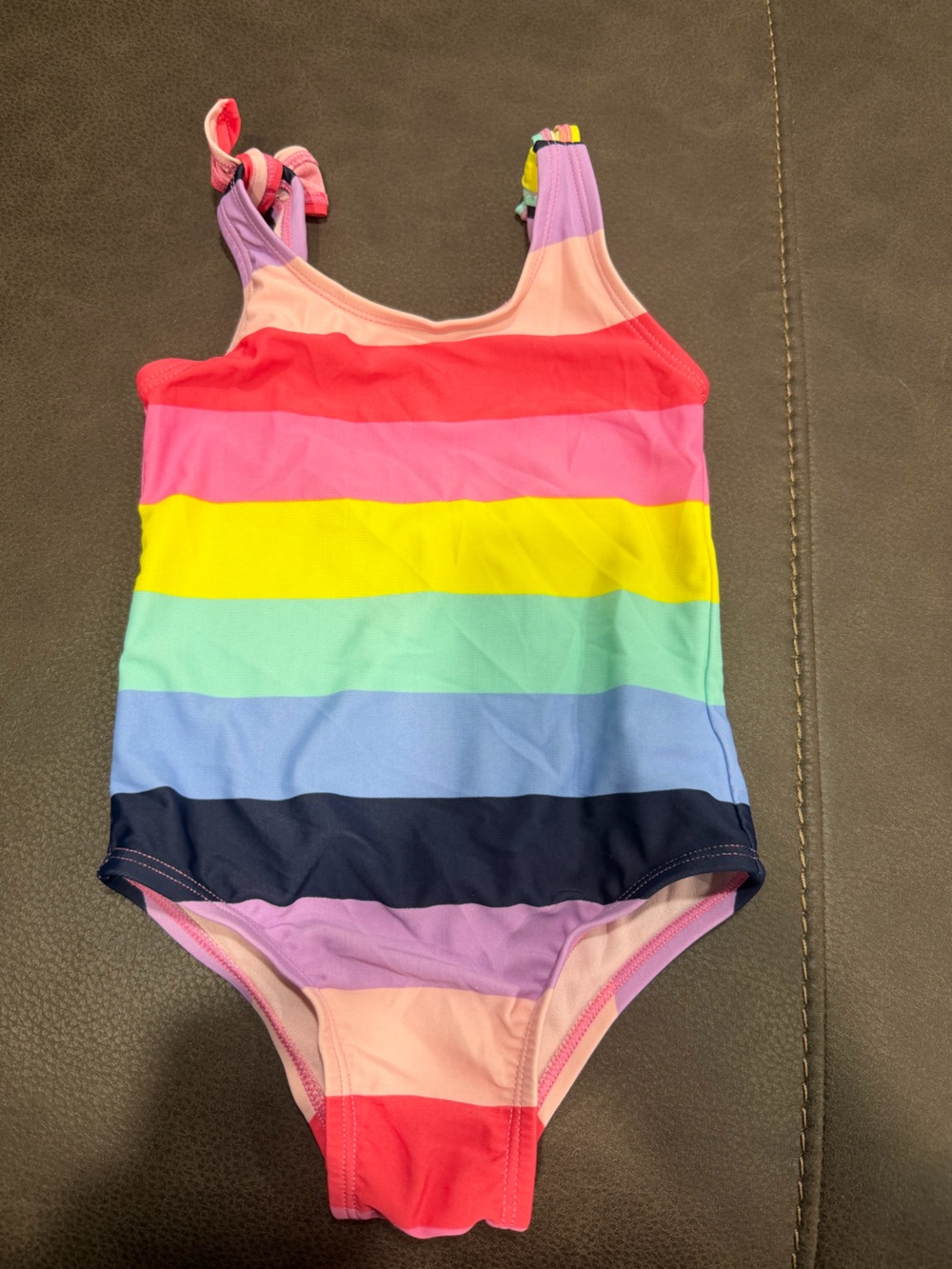 Kids One-Piece Swim Suit - Multicolor Stripes